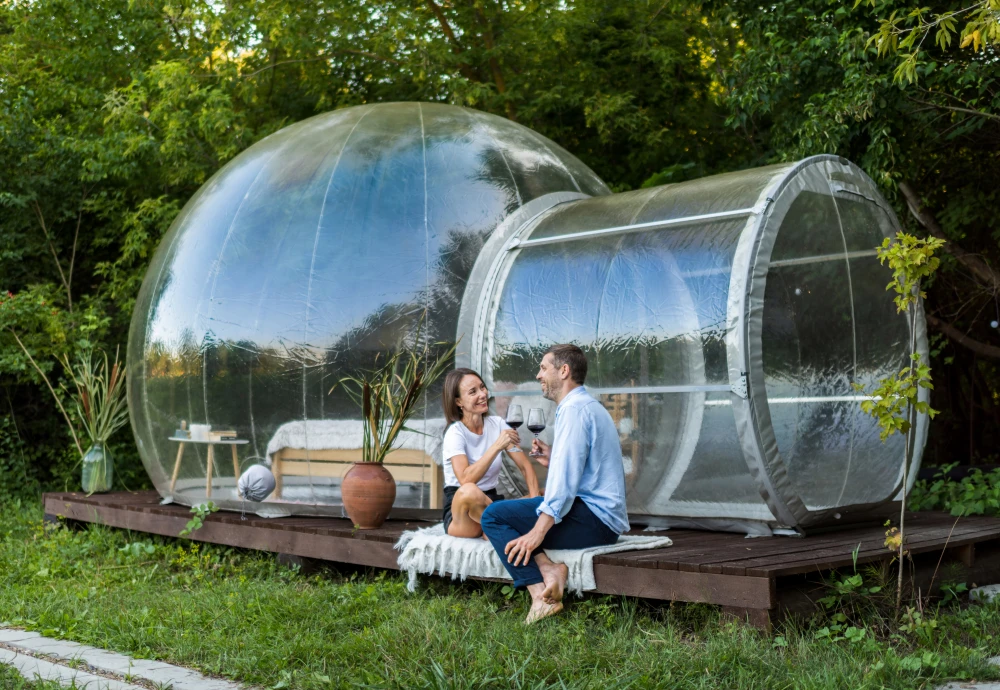 bubble clear tent